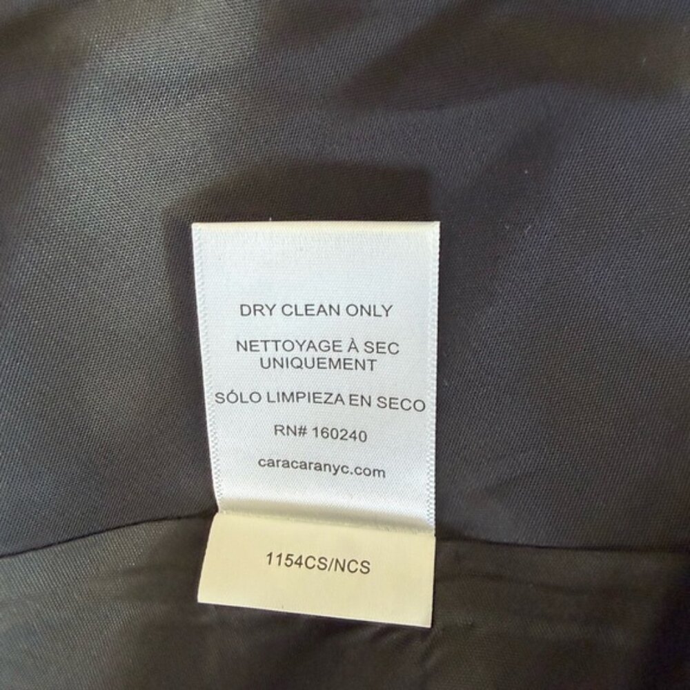 NEW Cara Cara Calypso Belt Bustier Midi Dress Navy Chalk Pin Stripe US 6 UK 10 - Picture 14 of 14